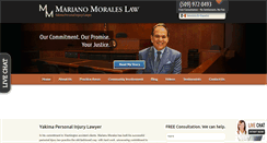 Desktop Screenshot of marianomoraleslaw.com