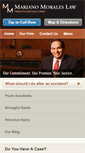 Mobile Screenshot of marianomoraleslaw.com