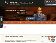 Tablet Screenshot of marianomoraleslaw.com